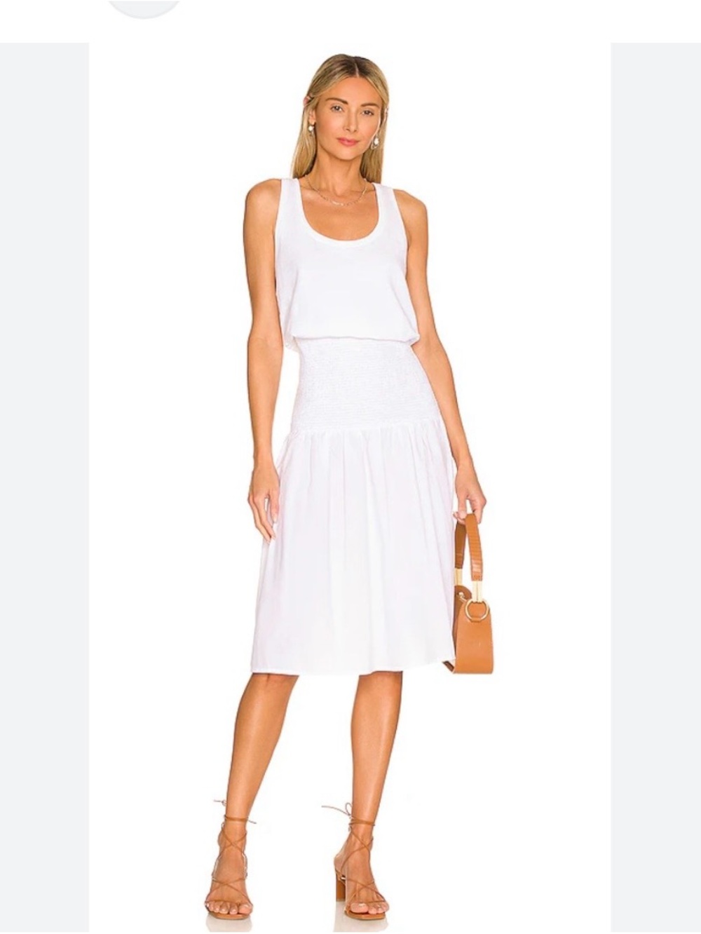Nation white dress size small